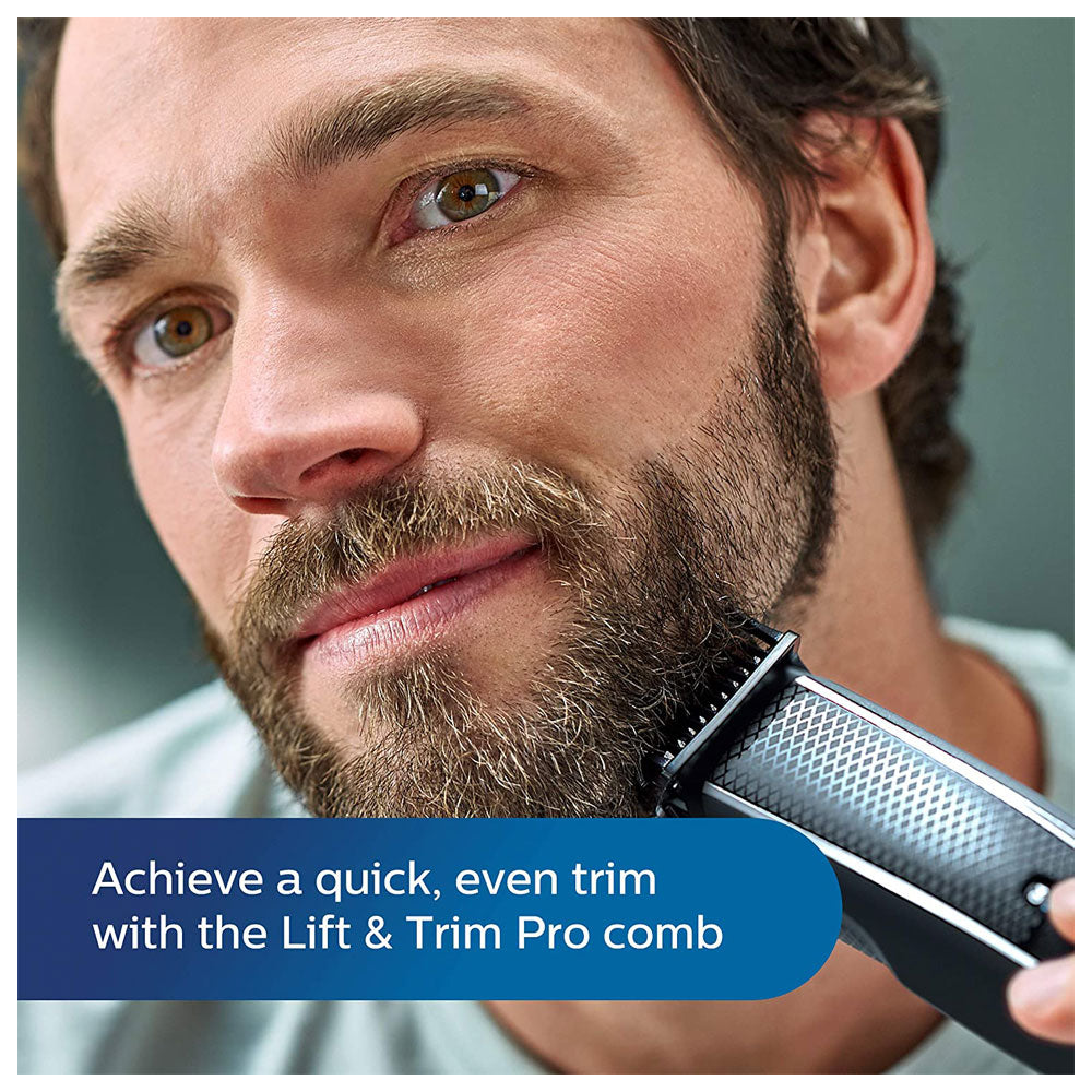 Philips Series 5000 Beard And Stubble Trimmer With Self-Sharpening Metal Blades