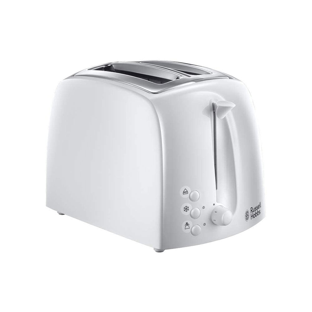 Russell Hobbs Textures 2 Slice Toaster Plastic - White Main image