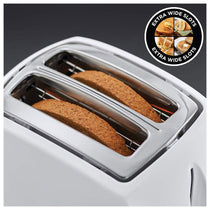 Russell Hobbs Textures 2 Slice Toaster Plastic - White