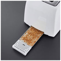 Russell Hobbs Textures 2 Slice Toaster Plastic - White