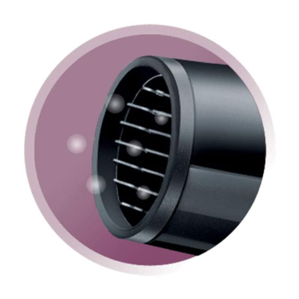 Remington Power Dry Hair Dryer 2000W Ceramic Ionic Grille - Black