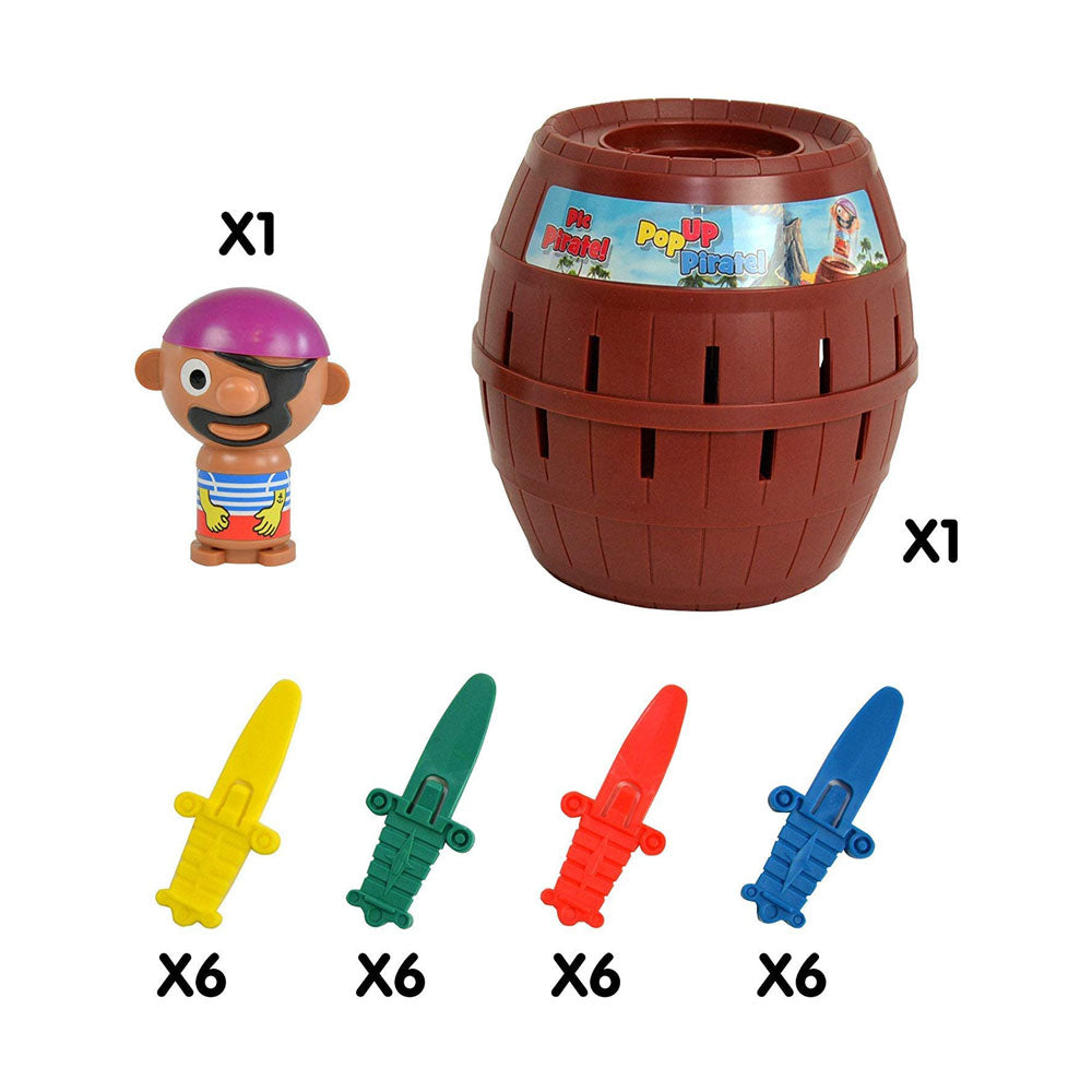 Tomy Pop Up Pirate Classic Kids Action Board Game Toy - Multicolour