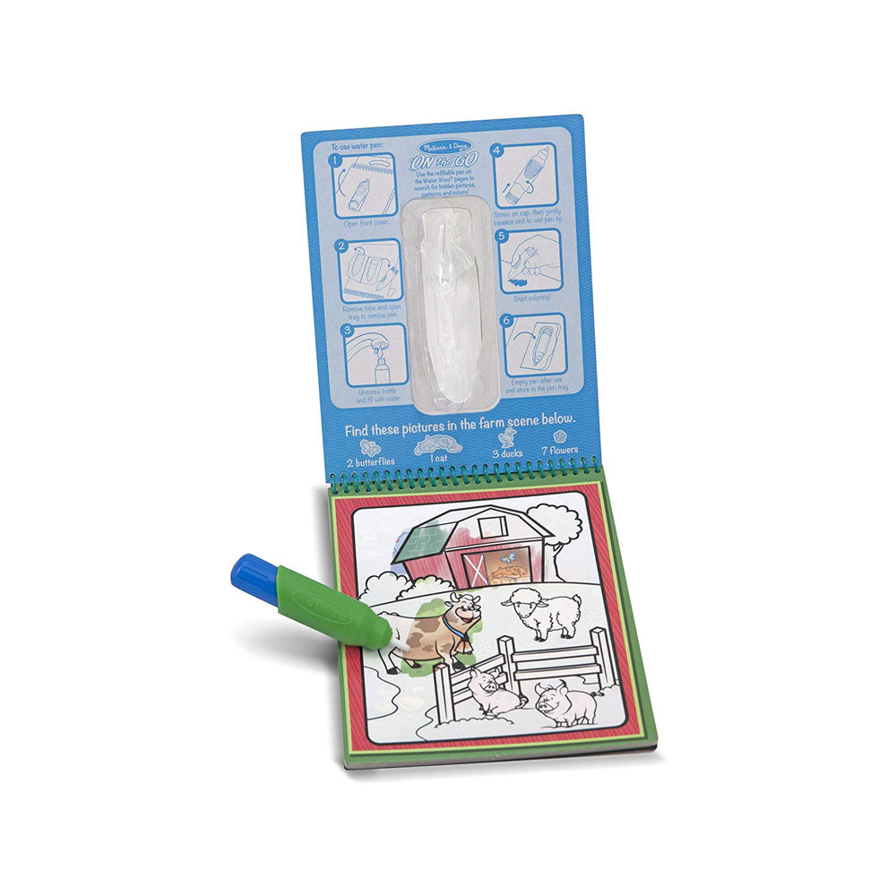 Melissa & Doug On the Go Water Wow! Animals Water Reveal Pad - No Mess Painting For Kids! - Multicolor Secondary image