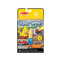 Melissa & Doug On the Go Water Wow! Vehicles Water Reveal Pad - No Mess Painting For Kids! - Multicolor
