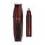 Wahl GroomEase Trimmer Shaver Gift Set Nose/Ear/Beard Hair Battery Power - Maroon