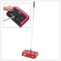 Ewbank Evolution Carpet Sweeper 3 Floor Cordless Sweep Manual Silent Hard - Red