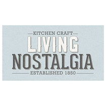 KitchenCraft Living Nostalgia Large Metal Bread Bin, 34 x 21.5 x 25 cm In Cream
