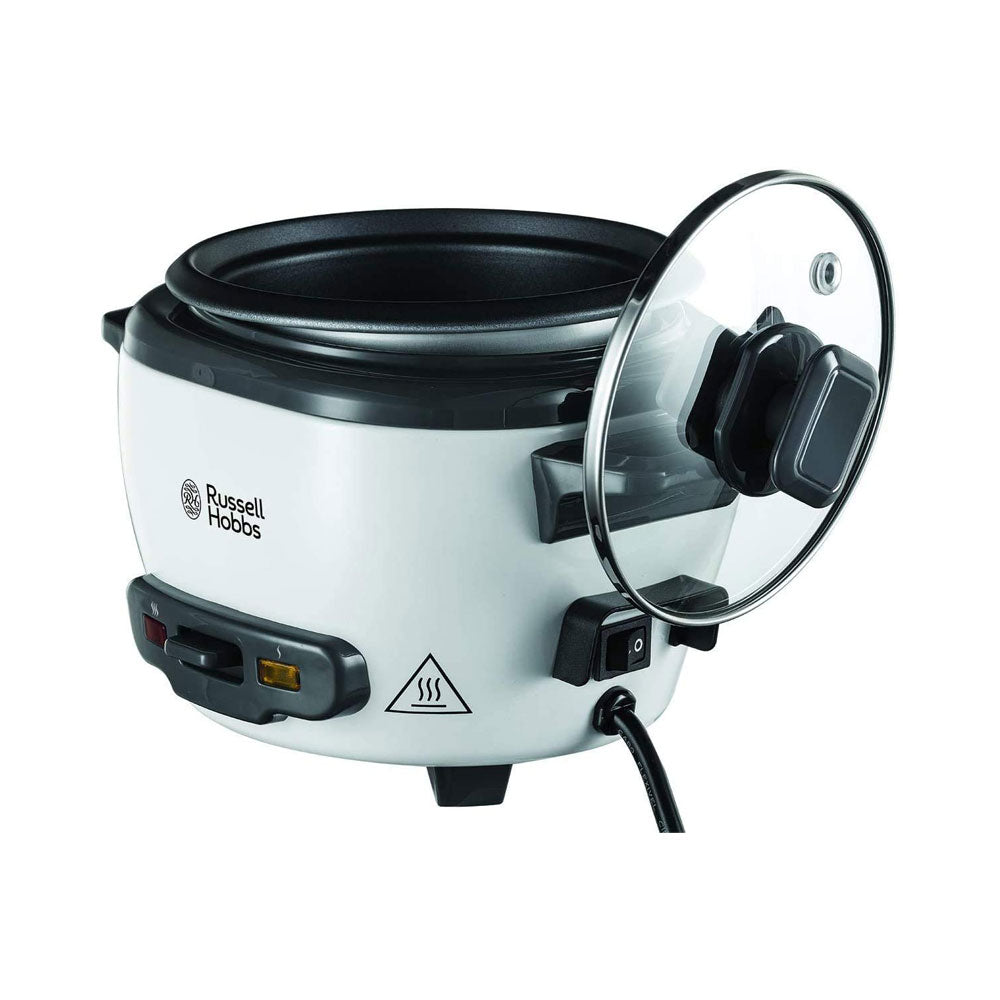 Russell Hobbs Medium Rice Cooker And Steamer Serves Up To Six 300 W - White