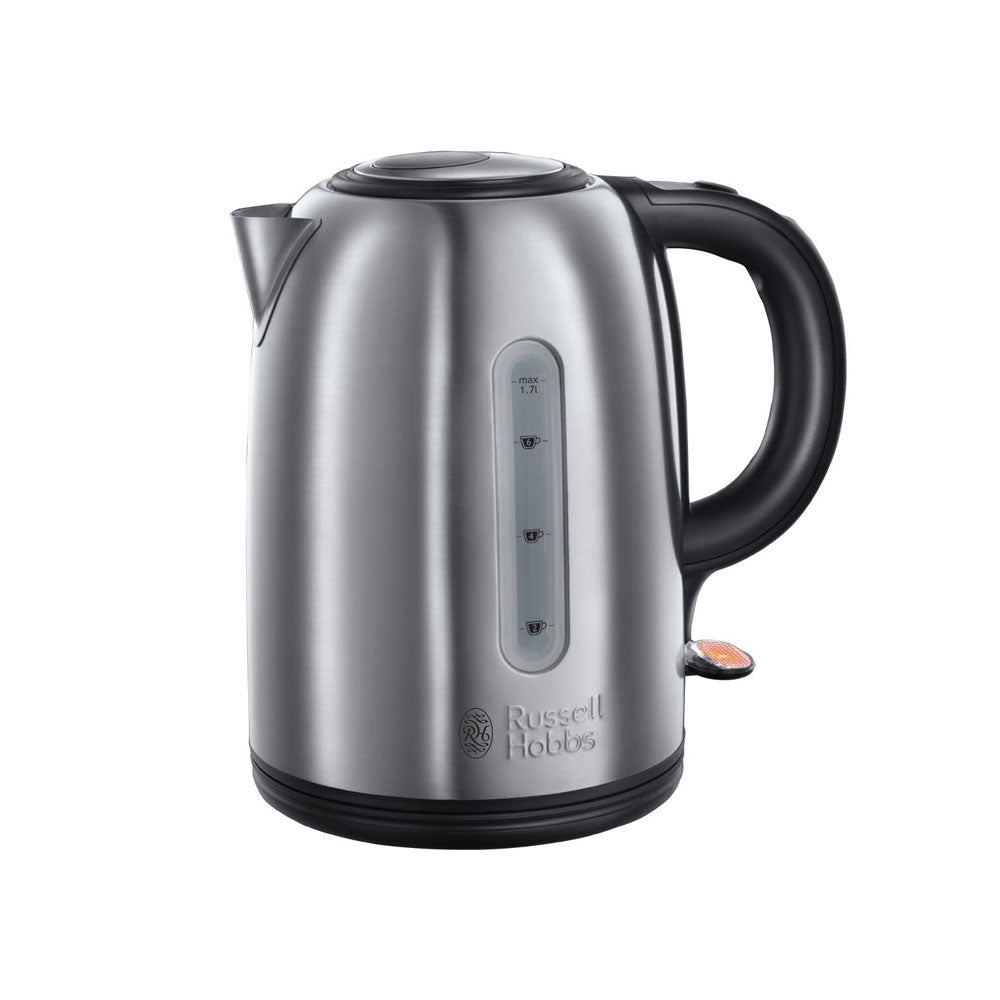 Russell Hobbs Snowdon Brushed Stainless Steel Kettle 3000 W 1.7 Litres - Silver Main image