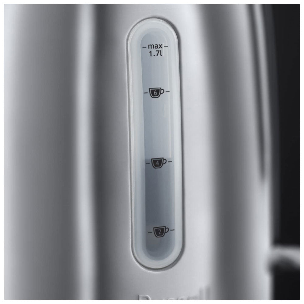 Russell Hobbs Snowdon Brushed Stainless Steel Kettle 3000 W 1.7 Litres - Silver Secondary image