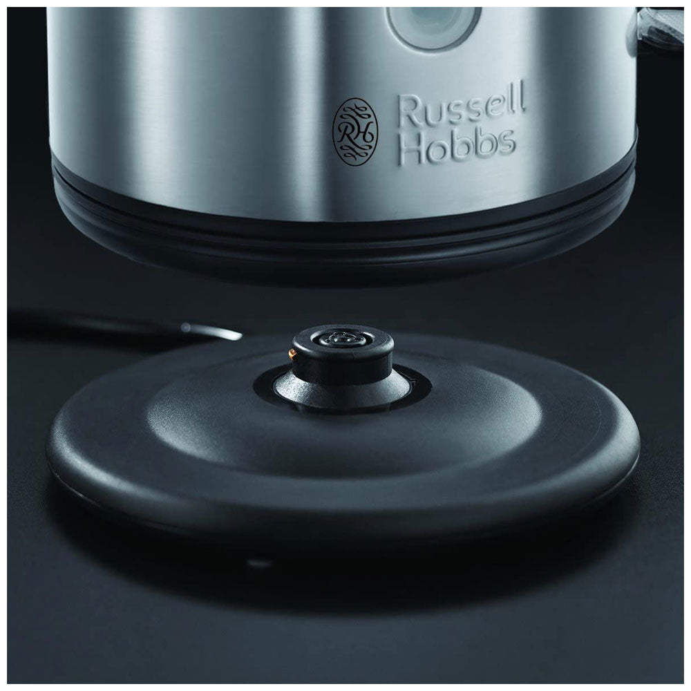 Russell Hobbs Snowdon Brushed Stainless Steel Kettle 3000 W 1.7 Litres - Silver