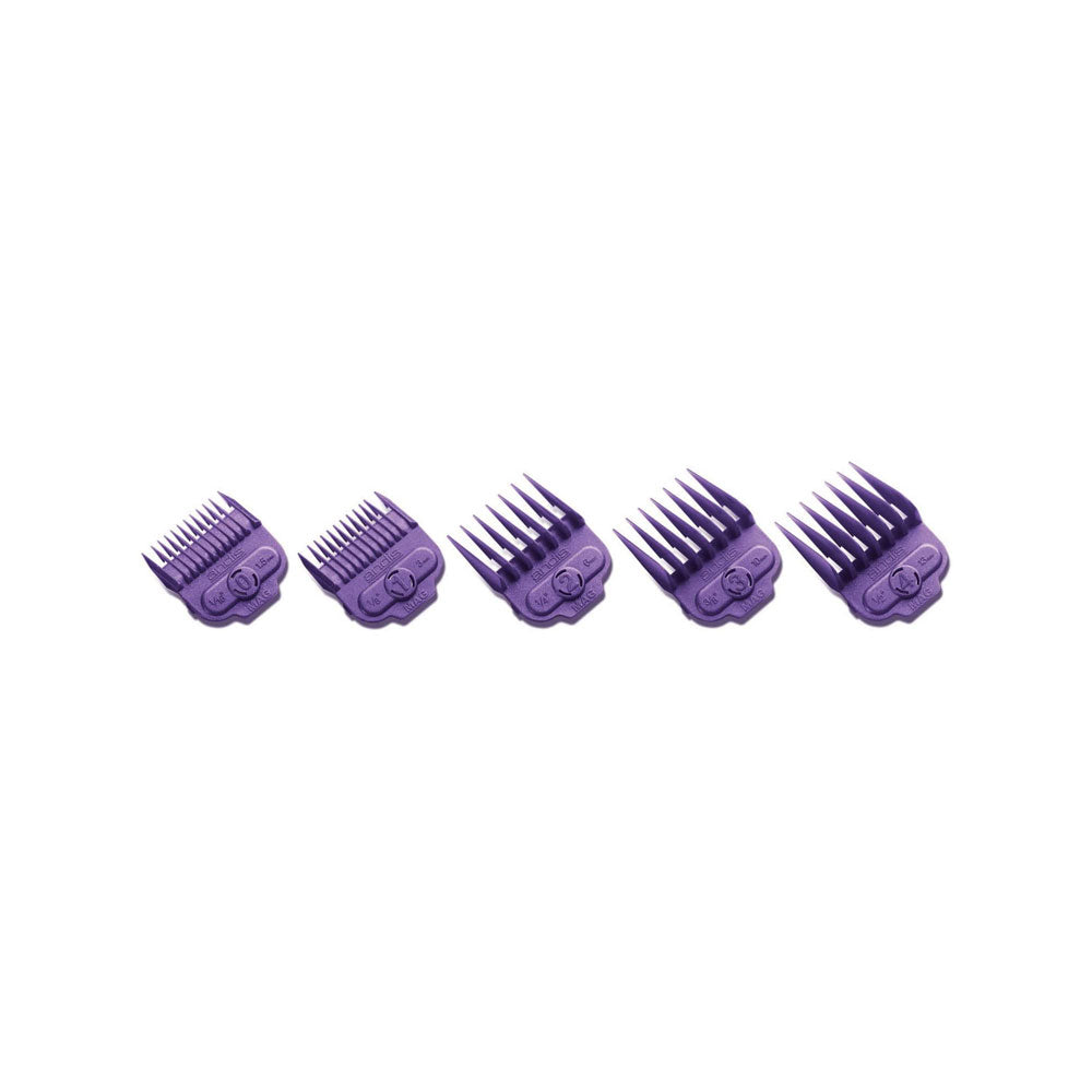 Andis Single Magnetic Comb Small 1.5, 3, 6, 10 And 13 mm 5pcs Set 501034300
