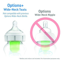 Dr Brown Natural Flow Options + Y Cut Wide Neck Teats - Twin Pack