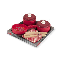 Melissa & Doug Deluxe Wooden Kitchen Accessory Set