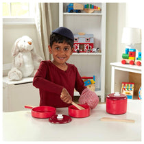 Melissa & Doug Deluxe Wooden Kitchen Accessory Set