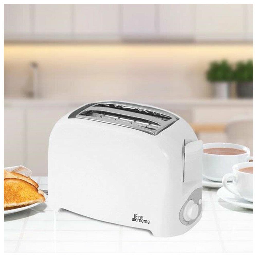 Fine Elements 2 Slice Toaster Plastic 200 W - White SDA15W
