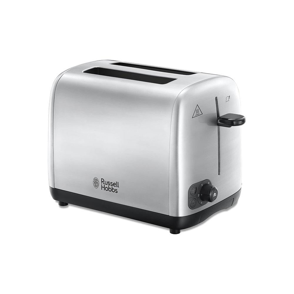 Russell Hobbs 2 Slice Compact Toaster Stylish Brushed In Stainless Steel Main image