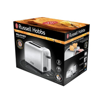 Russell Hobbs 2 Slice Compact Toaster Stylish Brushed In Stainless Steel