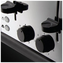 Russell Hobbs Futura 4 Slice Toaster Stainless Steel 1500 W - Silver