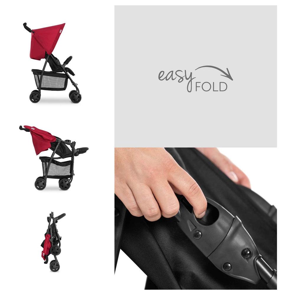 Hauck Sport Stroller Pushchair Lightweigt - Red