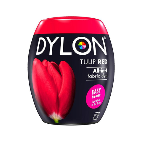 Dylon Machine Dye Pod Tulip Red 350g Fabric Dye for Cotton Linen Viscose Clothes & Home Textiles
