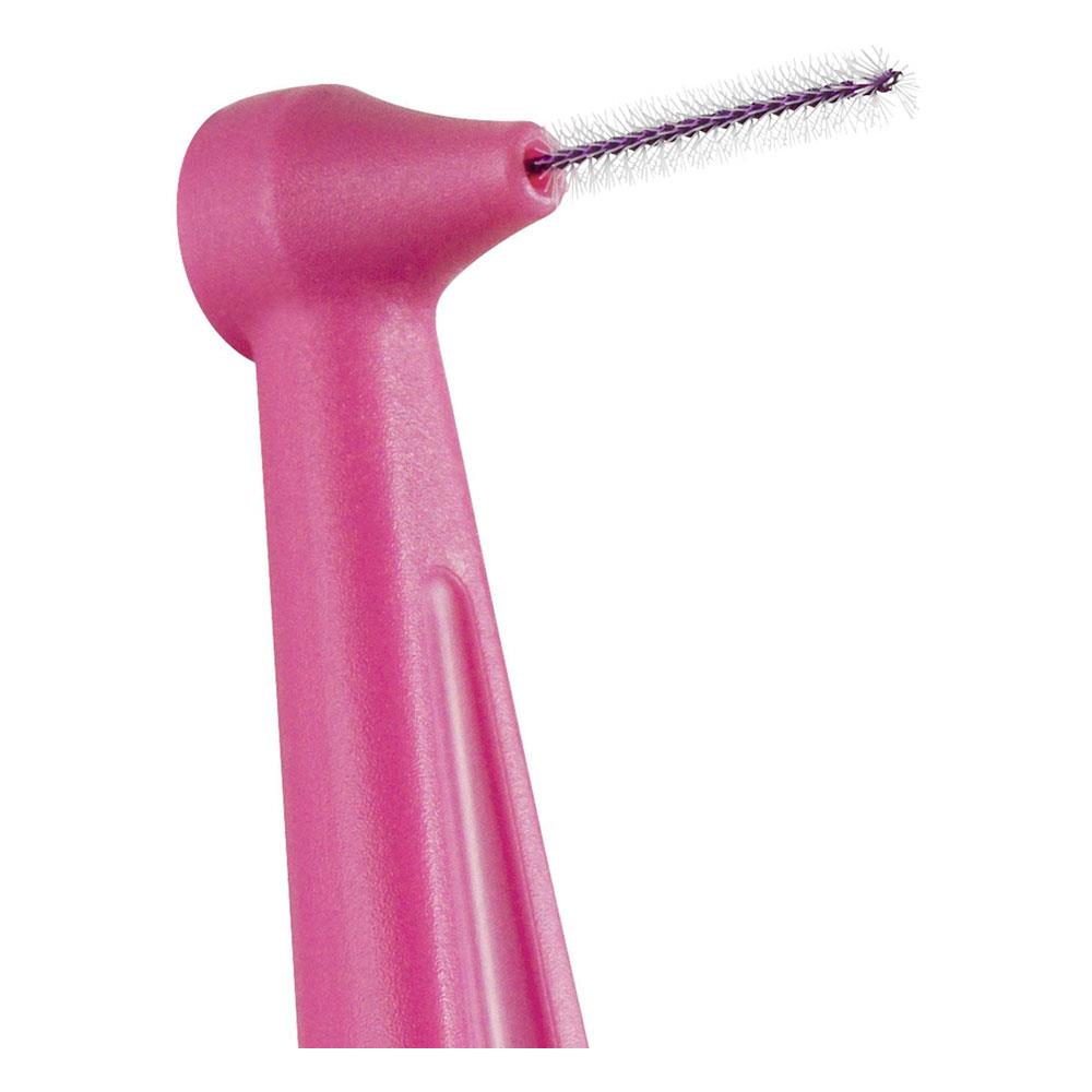 Tepe Angled Interdental Brushes 0.4mm (6pcs) - Pink