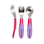 Vital Baby Nourish Big Kid Cutlery Fizz 3pk - Pink