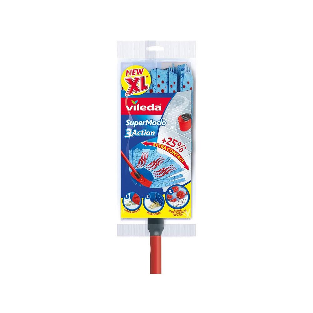Vileda SuperMocio 3 Action XL Mop with Extra Refill