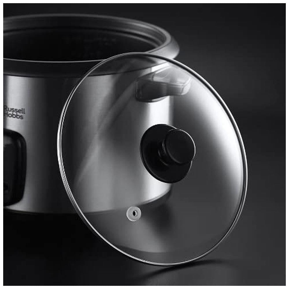 Russell Hobbs Rice Cooker And Steamer Stainless Steel 700 W 1.8 Litres - Silver