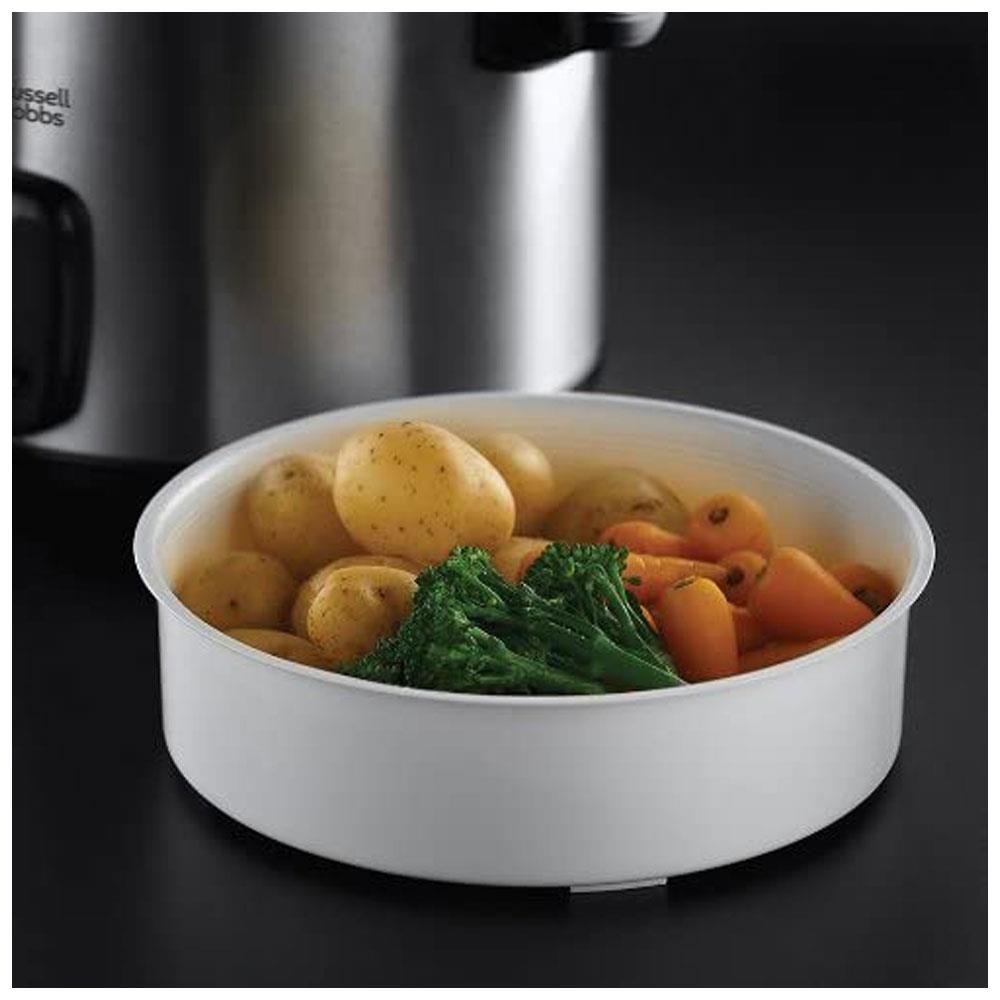Russell Hobbs Rice Cooker And Steamer Stainless Steel 700 W 1.8 Litres - Silver