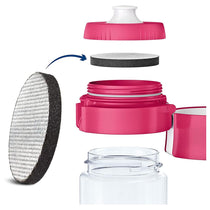Brita Fill & Go Vital Water Bottle 600ml & 1 MicroDisc Filter - Pink