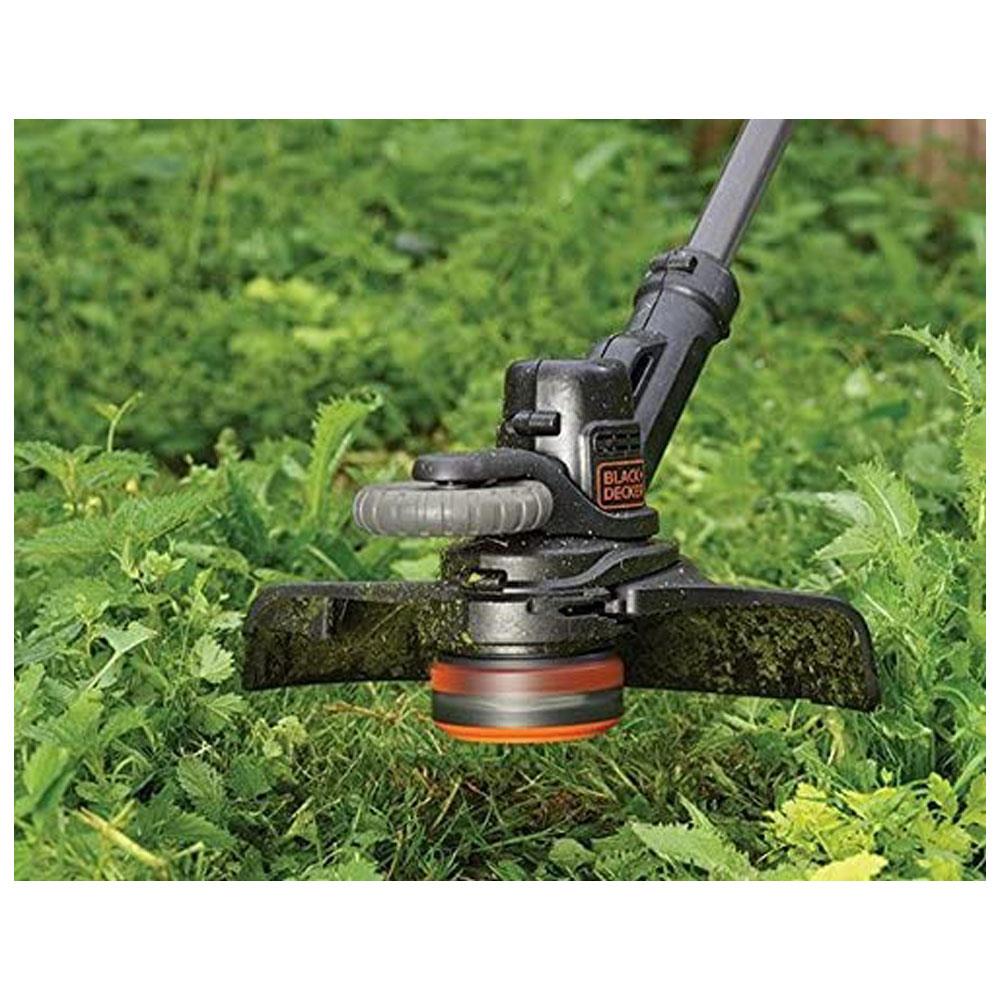 Black & Decker 18V Cordless 28 cm String Grass Trimmer with 2.0Ah Lithium Ion Battery