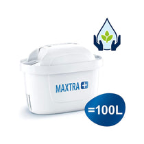 Brita Flow Water Dispenser 8.2 Litres Optimax Fridge Filter Tank + 1 Maxtra+ Cartridge - White/Teal