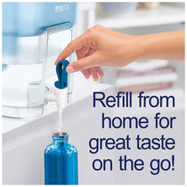 Brita Flow Water Dispenser 8.2 Litres Optimax Fridge Filter Tank + 1 Maxtra+ Cartridge - White/Teal