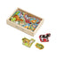 Melissa & Doug 20 Wooden Animal Magnets in a Box