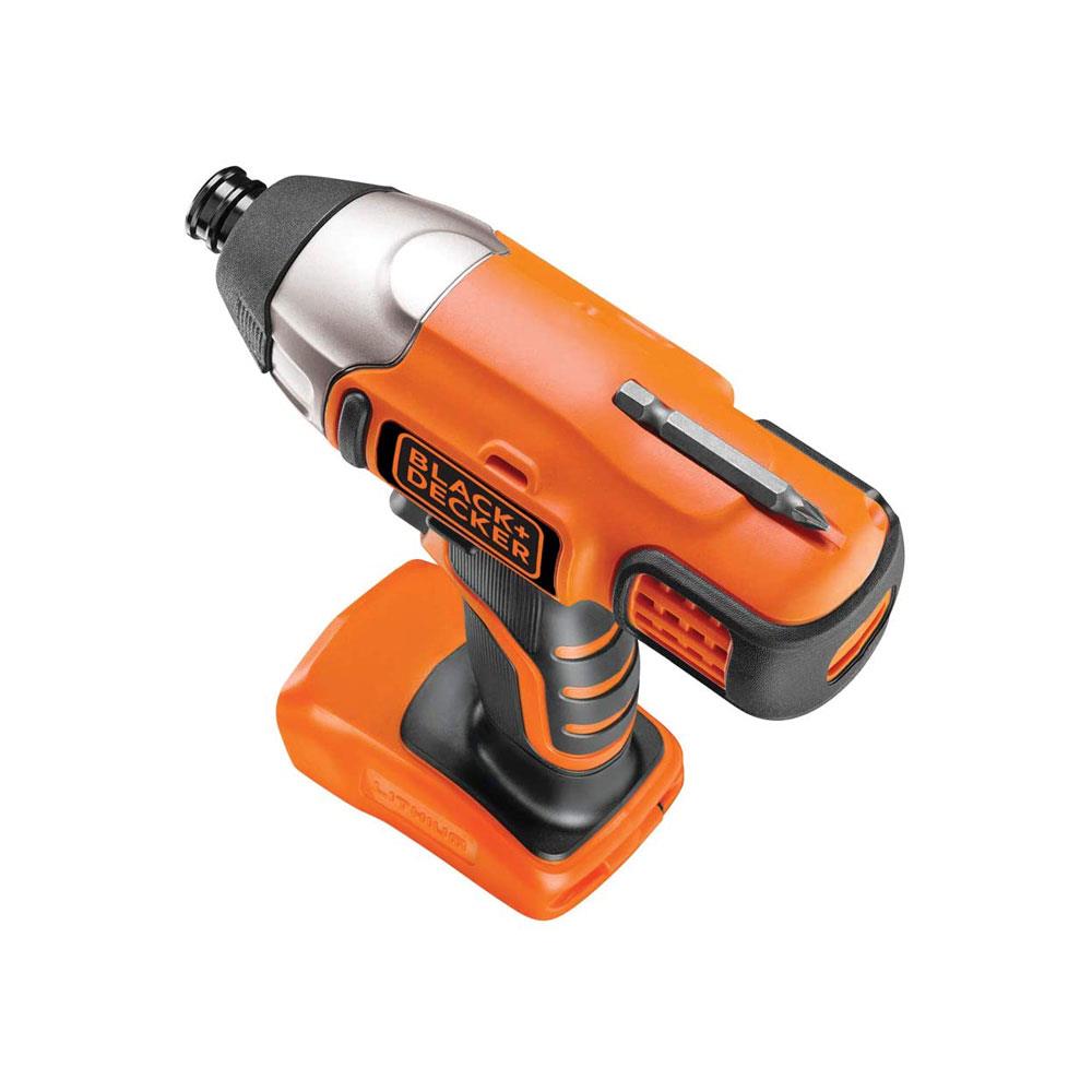 Black & Decker 18V Lithium-ion Cordless Impact Drill Driver - Bare Unit