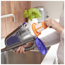 Black & Decker 18V Lithium-ion Cordless PET Dustbuster Handheld Vacuum with Charging Base And Pet Extension - Grey/Blue