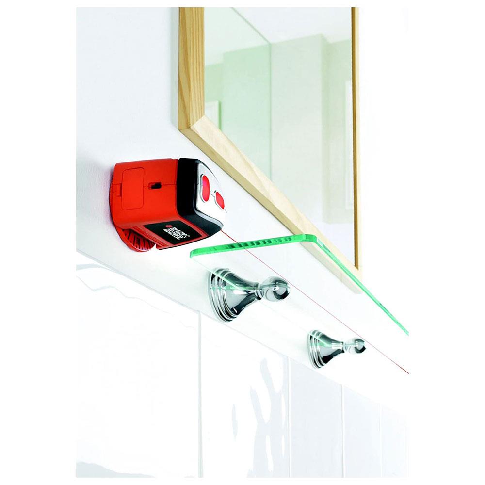 Black & Decker 3V Manual Laser Level - Black/Orange