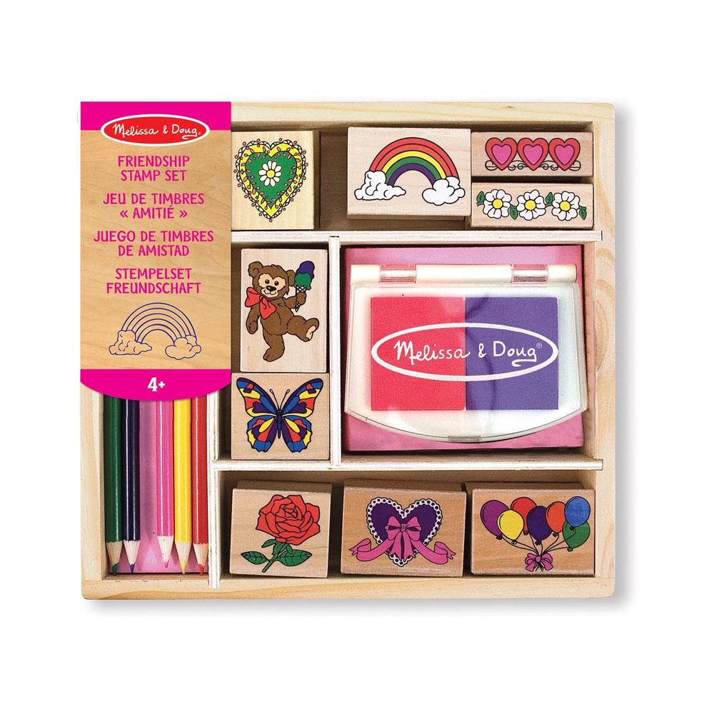 Melissa & Doug Friendship Stamp Set - Multicolor