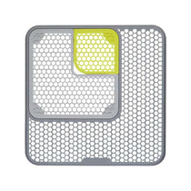 KitchenCraft 3 Pc Adjustable Sink Protector Mat Plastic Grey/Green