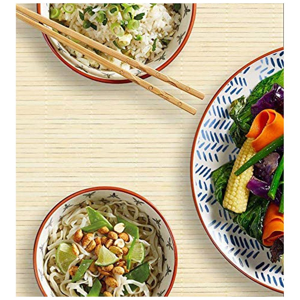 KitchenCraft World of Flavours Oriental Plain Carbon Steel 30cm Wok For Induction Hob 3.5 Litres - Black