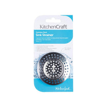 KitchenCraft Stainless Steel Sink Strainer 7.5 cm - Silver