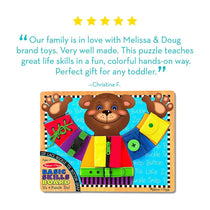 Melissa & Doug Basic Skills Board - Practice Fine Motor Skills Developmental Toys 6 Removable Pieces & Puzzle Board - Multicolor
