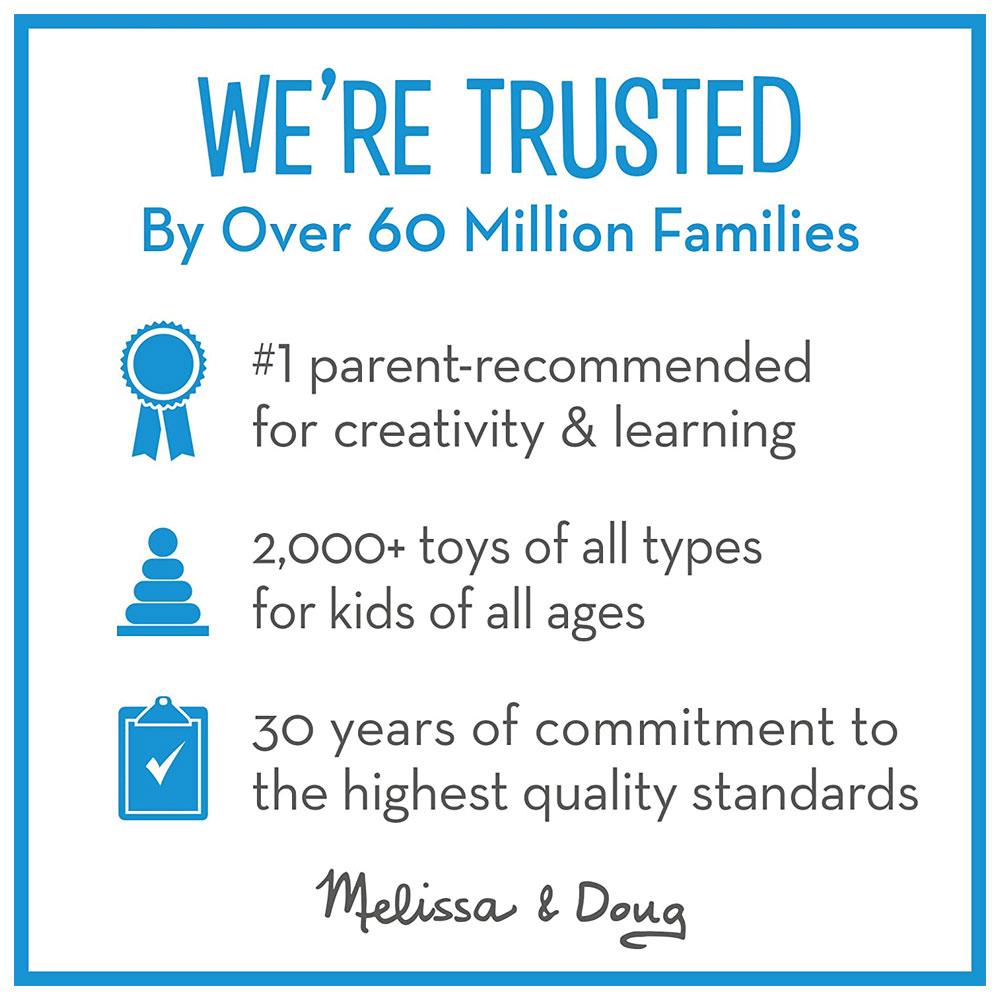 Melissa & Doug Scoop Stack Ice Cream Cone Magnetic Play Set - The Original 8 Pieces Play Food Kids Toy - Multicolor