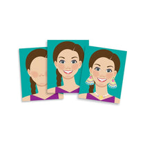Melissa & Doug Make-a-Face Sticker Pad - Fashion Faces, 20 Faces, 5 Sticker Sheets