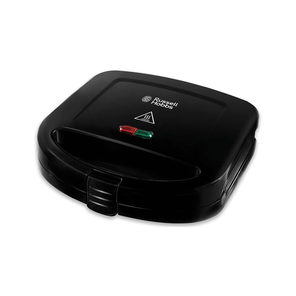 Russell Hobbs Two Slice Sandwich Toaster Toastie Maker Stainless Steel 700 W - Black