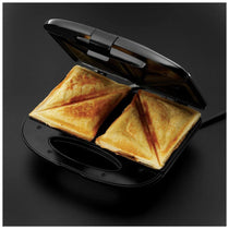 Russell Hobbs Two Slice Sandwich Toaster Toastie Maker Stainless Steel 700 W - Black