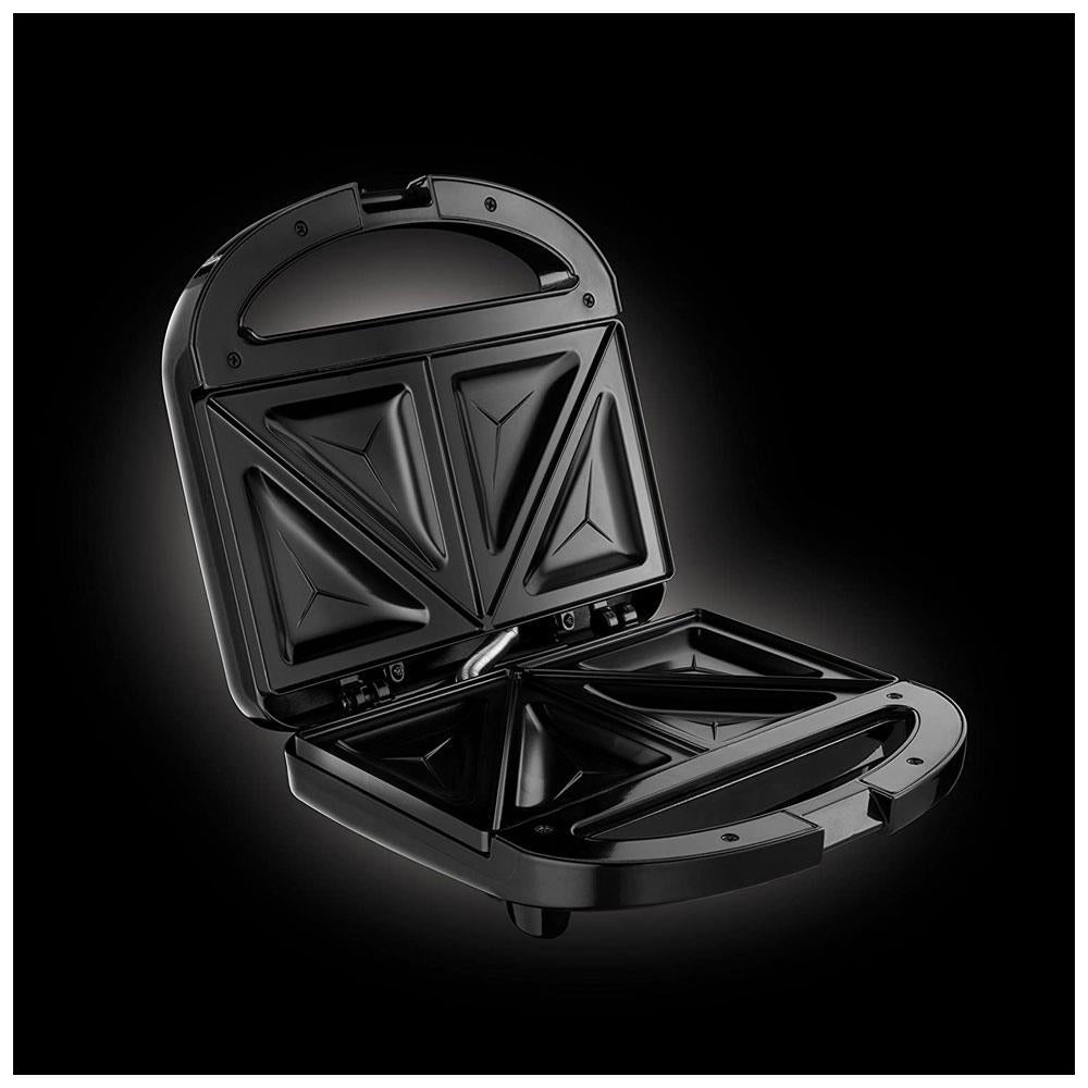 Russell Hobbs Two Slice Sandwich Toaster Toastie Maker Stainless Steel 700 W - Black
