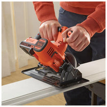 Black & Decker 18V Cordless Electric 140mm Circular Saw with Blade And Dust Extraction - Bare Unit
