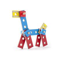 Melissa and Doug Hammer & Saw Tool Bench - Wooden Building Set 32 pcs